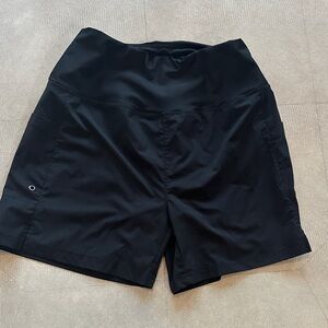 Black Women's Swim Coverup Shorts